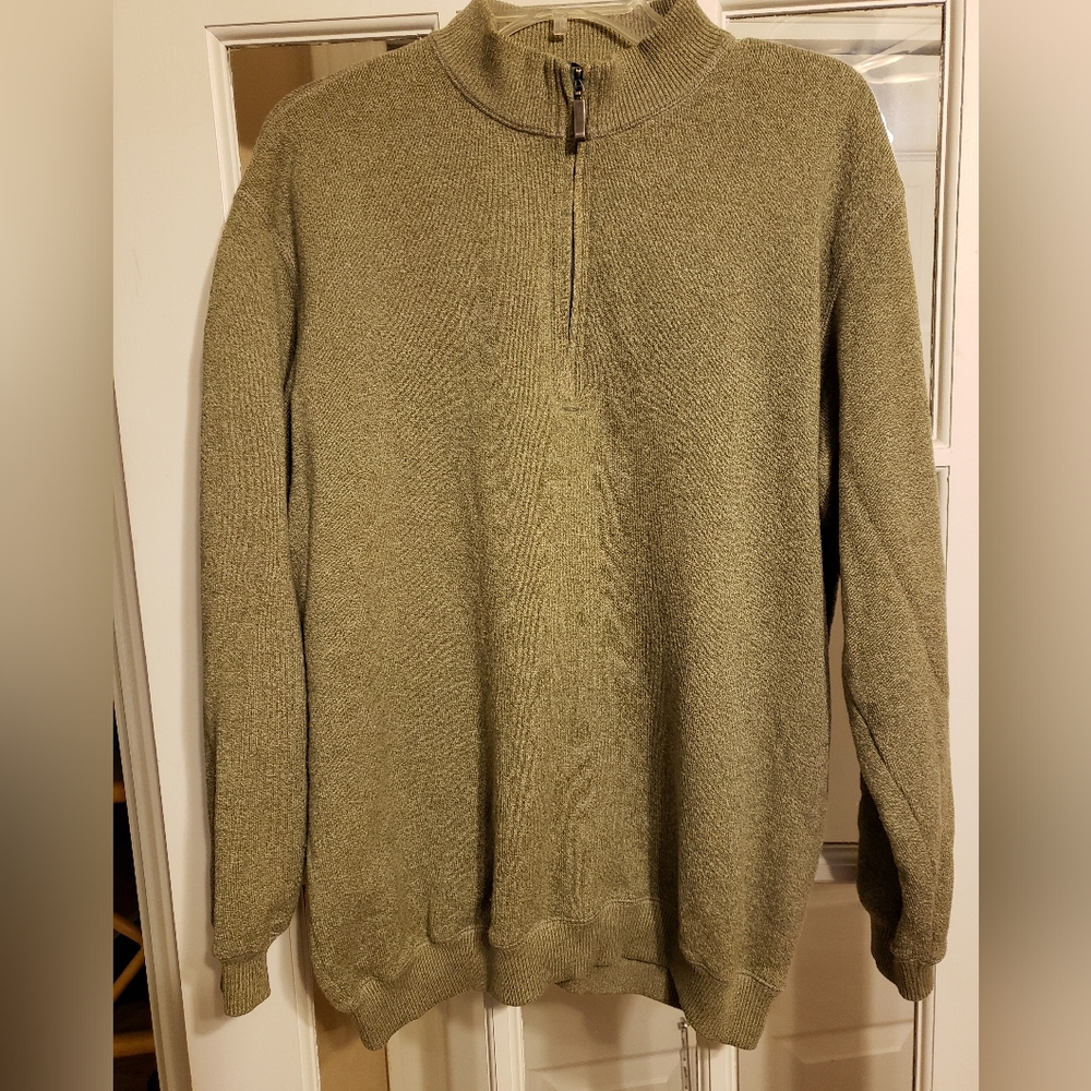 Men's Greg Norman Quarter Zip Sweater